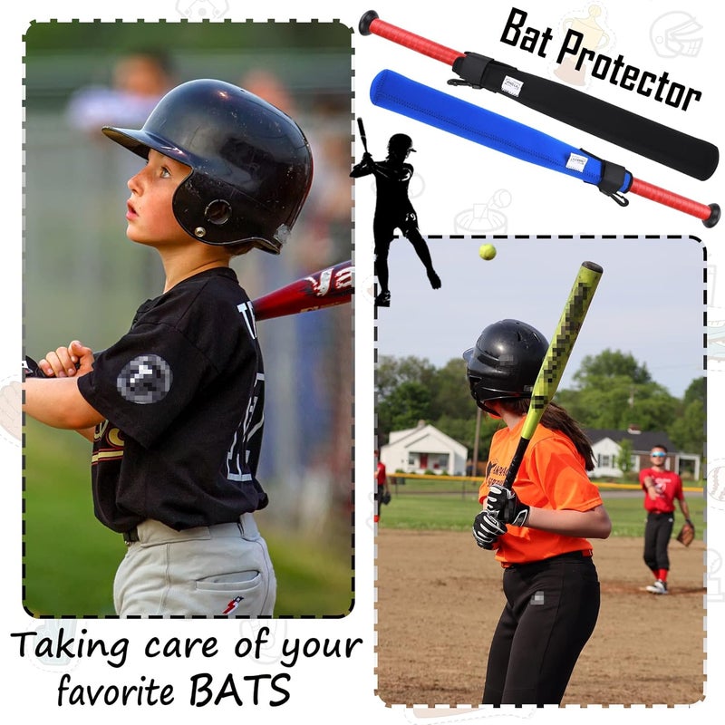 ILHSTY Bat Protector Sleeve for Baseball & Softball, Bat Warmer & Cover With Hook - Image 2